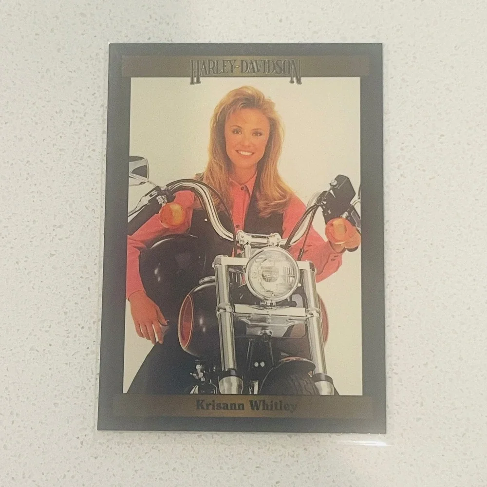 1992 Harley-Davidson Series 2 Krisann Whitley Card 180 Ms Harley-Davidson 1989